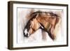 Resting Horse, 2013-Mark Adlington-Framed Giclee Print