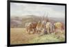 Resting in the Field-Charles James Adams-Framed Giclee Print