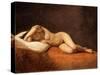 Resting Model, 1839-Constantin Hansen-Stretched Canvas
