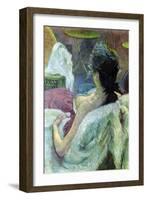 Resting Model-Henri de Toulouse-Lautrec-Framed Art Print