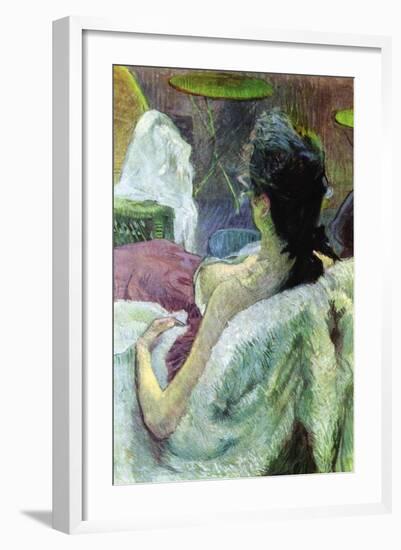 Resting Model-Henri de Toulouse-Lautrec-Framed Art Print