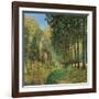 Resting on the Shore of the Brook-Alfred Sisley-Framed Giclee Print