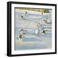 Resting on the Slope-Timothy Easton-Framed Giclee Print