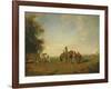 Resting Place of the Arab Horsemen on the Plain, 1870-Eugene Fromentin-Framed Giclee Print