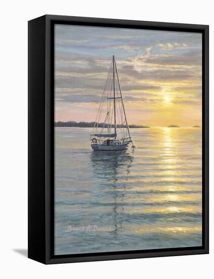 Resting Sails-Bruce Dumas-Framed Stretched Canvas