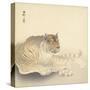 Resting Tiger and Matsuki Heikichi, C. 1900-30-Ohara Koson-Stretched Canvas