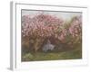 Resting Under the Lilac-Claude Monet-Framed Collectable Print