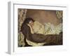 Resting Woman, 1877-Jean-Baptiste Armand Guillaumin-Framed Giclee Print