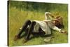 Resting-Charles Payne-Stretched Canvas