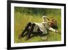 Resting-Charles Payne-Framed Giclee Print