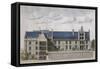 Restoration of Chateau de Chateaudun, illustration from 'Le Moniteur des architectes', engraved by-null-Framed Stretched Canvas