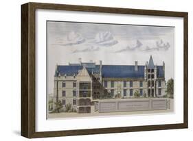 Restoration of Chateau de Chateaudun, illustration from 'Le Moniteur des architectes', engraved by-null-Framed Giclee Print