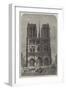 Restoration of Notre Dame, Paris, the Western Facade-Felix Thorigny-Framed Giclee Print