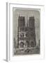 Restoration of Notre Dame, Paris, the Western Facade-Felix Thorigny-Framed Giclee Print