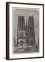 Restoration of Notre Dame, Paris, the Western Facade-Felix Thorigny-Framed Giclee Print