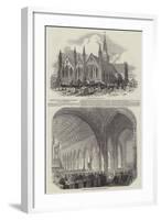 Restoration of Saint Nicholas Church, Great Yarmouth-null-Framed Giclee Print