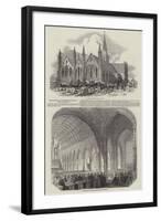 Restoration of Saint Nicholas Church, Great Yarmouth-null-Framed Giclee Print