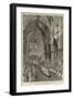 Restoration of Southwell Cathedral-null-Framed Giclee Print