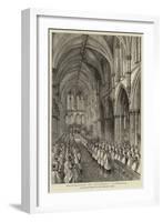 Restoration of Southwell Cathedral-null-Framed Giclee Print