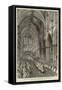 Restoration of Southwell Cathedral-null-Framed Stretched Canvas