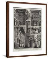 Restoration of St Bartholomew's the Great, West Smithfield-Henry William Brewer-Framed Giclee Print