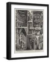 Restoration of St Bartholomew's the Great, West Smithfield-Henry William Brewer-Framed Giclee Print