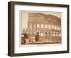 Restoration of the Colosseum from the Side of St. John Lateran, 1833-Agostino Tofanelli-Framed Premium Giclee Print