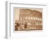 Restoration of the Colosseum from the Side of St. John Lateran, 1833-Agostino Tofanelli-Framed Premium Giclee Print