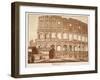 Restoration of the Colosseum from the Side of St. John Lateran, 1833-Agostino Tofanelli-Framed Giclee Print