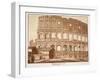 Restoration of the Colosseum from the Side of St. John Lateran, 1833-Agostino Tofanelli-Framed Giclee Print