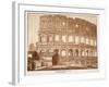 Restoration of the Colosseum from the Side of St. John Lateran, 1833-Agostino Tofanelli-Framed Giclee Print