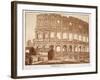 Restoration of the Colosseum from the Side of St. John Lateran, 1833-Agostino Tofanelli-Framed Giclee Print