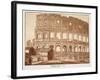 Restoration of the Colosseum from the Side of St. John Lateran, 1833-Agostino Tofanelli-Framed Giclee Print