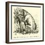 Restoration of the Iguanodon-null-Framed Giclee Print