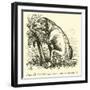 Restoration of the Iguanodon-null-Framed Giclee Print