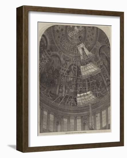 Restoration of the Paintings in St Paul's Cathedral-null-Framed Giclee Print