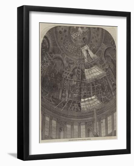 Restoration of the Paintings in St Paul's Cathedral-null-Framed Giclee Print