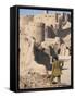 Restoration Work, Arg-E Bam, Bam, Unesco World Heritage Site, Iran, Middle East-David Poole-Framed Stretched Canvas