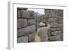 Restoration work at the Inca ruins of Machu Picchu, UNESCO World Heritage Site, Peru, South America-Julio Etchart-Framed Photographic Print