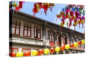 Restored and Colourfully Painted Old Shophouses in Chinatown, Singapore, Southeast Asia, Asia-Fraser Hall-Stretched Canvas