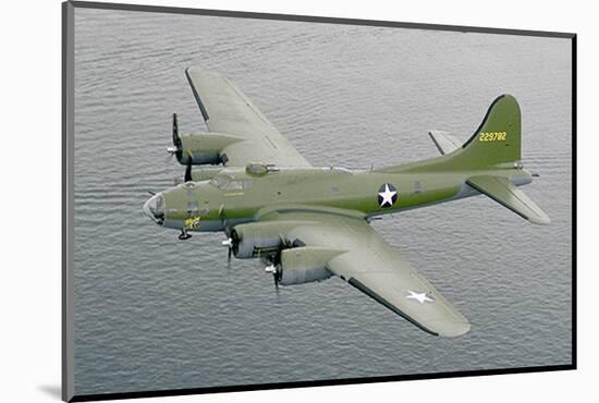 Restored B17F Flying Fortress-null-Mounted Art Print