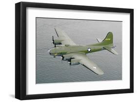 Restored B17F Flying Fortress-null-Framed Art Print