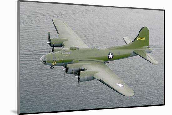 Restored B17F Flying Fortress-null-Mounted Art Print
