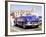 Restored Classic American Car Being Used As a Taxi For Tourists, Havana, Cuba-Lee Frost-Framed Photographic Print