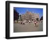 Restored Guildhouses, and the Brabo Fountain, Grote Markt, Antwerp, Belgium-Richard Ashworth-Framed Photographic Print