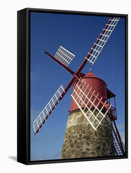 Restored Mill, Madalena, Pico, Azores, Portugal, Europe-Ken Gillham-Framed Stretched Canvas