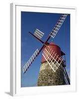 Restored Mill, Madalena, Pico, Azores, Portugal, Europe-Ken Gillham-Framed Photographic Print