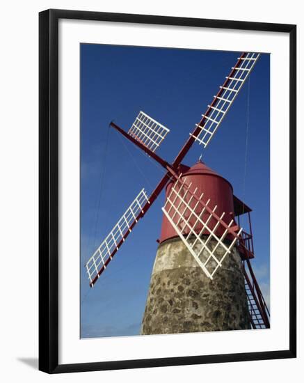 Restored Mill, Madalena, Pico, Azores, Portugal, Europe-Ken Gillham-Framed Photographic Print