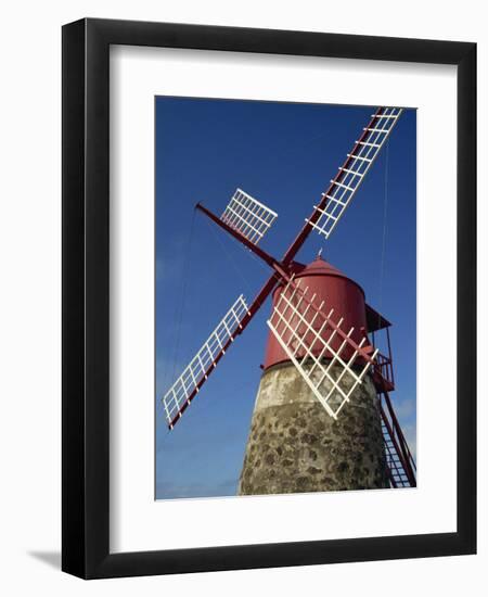 Restored Mill, Madalena, Pico, Azores, Portugal, Europe-Ken Gillham-Framed Photographic Print