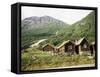 Restored Old Farm Buildings Near Loen, Olden, Norway, Scandinavia-Richard Ashworth-Framed Stretched Canvas